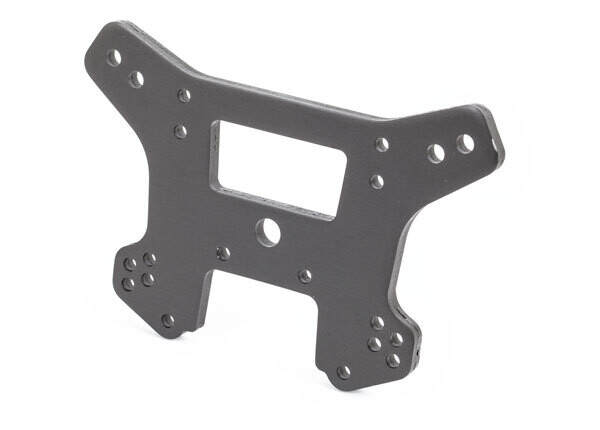 9539A - Shock tower, front, 6061-T6 aluminum (gray-anodized)