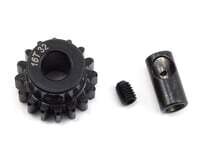 PTK-8059 ProTek RC Steel 32P Pinion Gear w/3.17mm Reducer Sleeve (Mod .8) (5mm Bore) (16T)