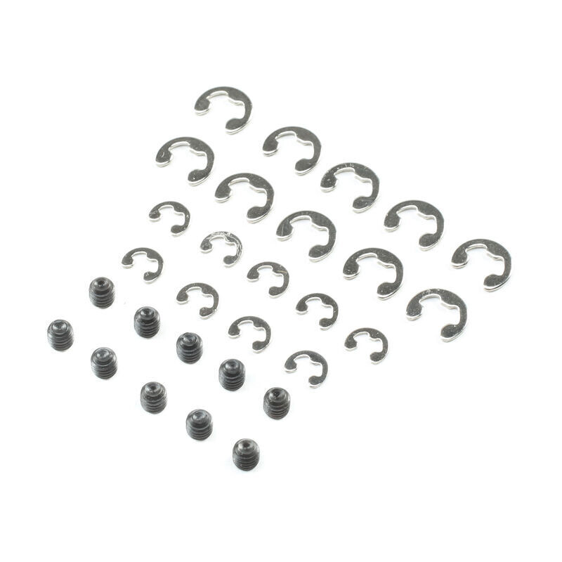 (DISCO)ECX216005 C-clip, Set Screw, 3mm: 1:18 4WD Temper Gen 2