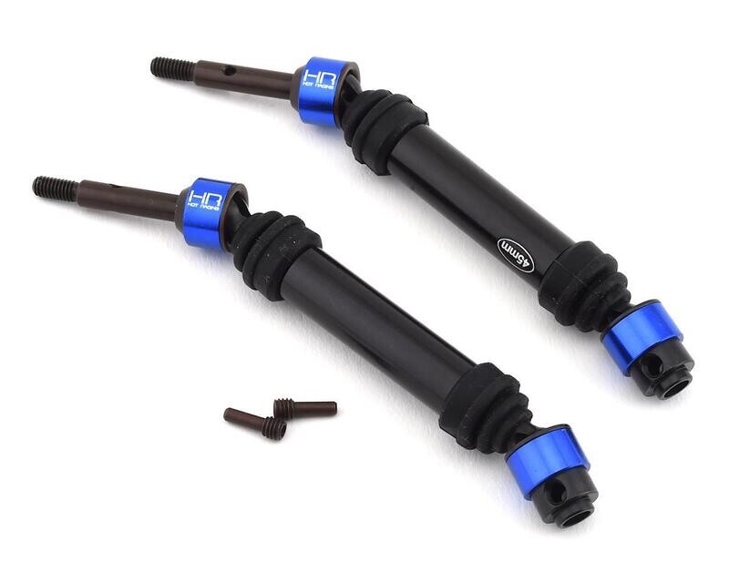 HRASLF288RCR  Hot Racing Slash 4x4 Rear Light Weight Metal CV Splined Drive Shaft Set