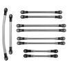 Incision Wraith 1.9/SCX10 II 12&quot; Wheelbase 1/4&quot; Stainless Steel Link Kit