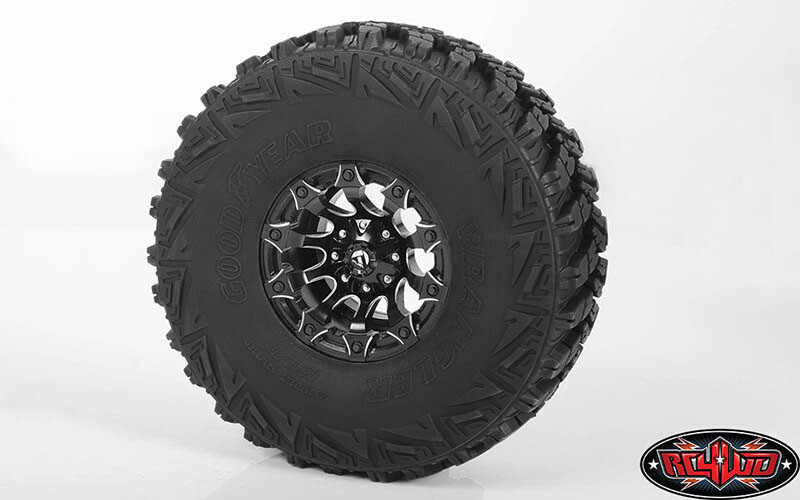 RC4ZW0253 Fuel Offroad Battle Axe 2.2&quot; Beadlock Wheels