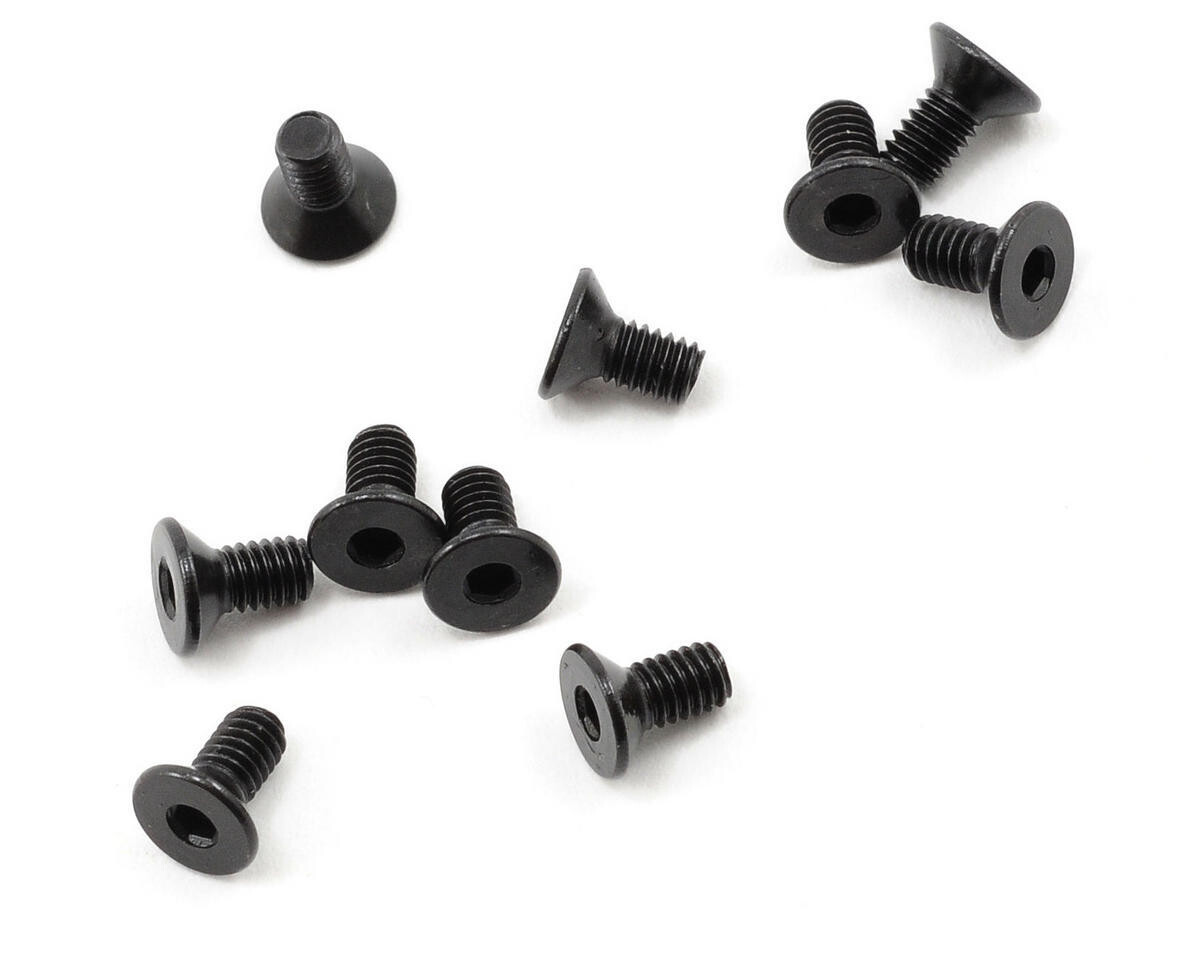 PTK-H-2100 ProTek RC 2.5x5mm &quot;High Strength&quot; Flat Head Screws (10)