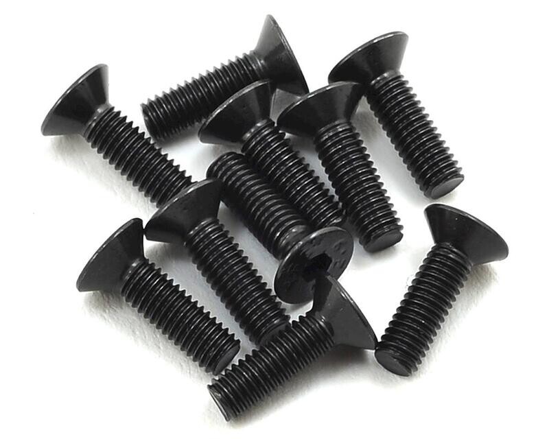PTK-H-2203 ProTek RC 3x10mm &quot;High Strength&quot; Flat Head Screws (10)