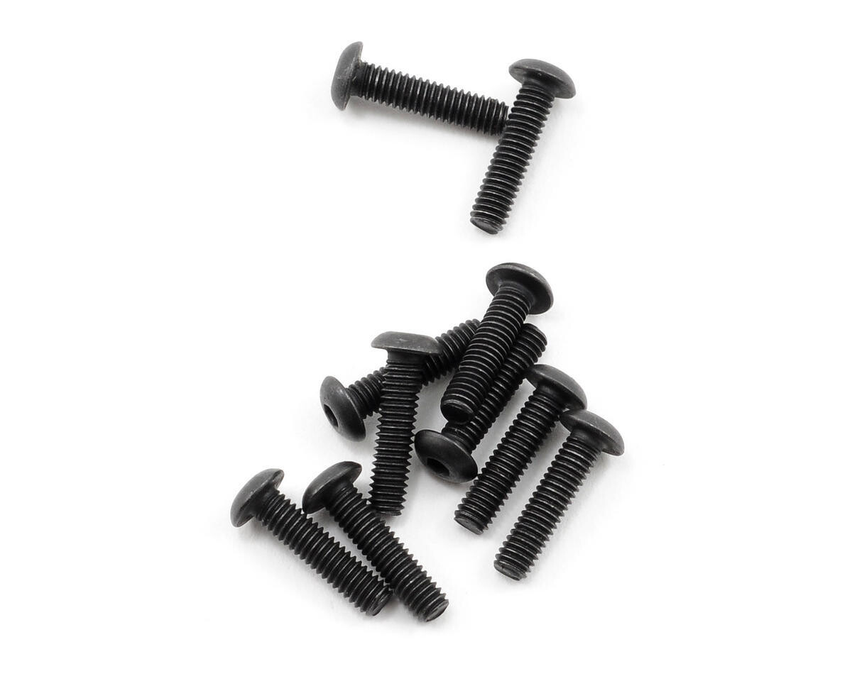 PTK-H-3104 ProTek RC 2.5x10mm &quot;High Strength&quot; Button Head Screws (10)