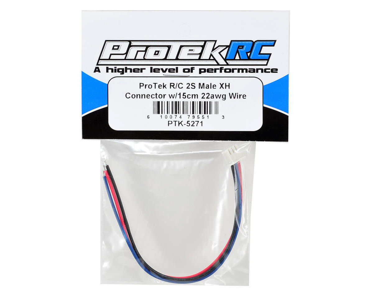 PTK-5271 ProTek RC 2S Male XH Balance Connector w/15cm 22awg Wire
