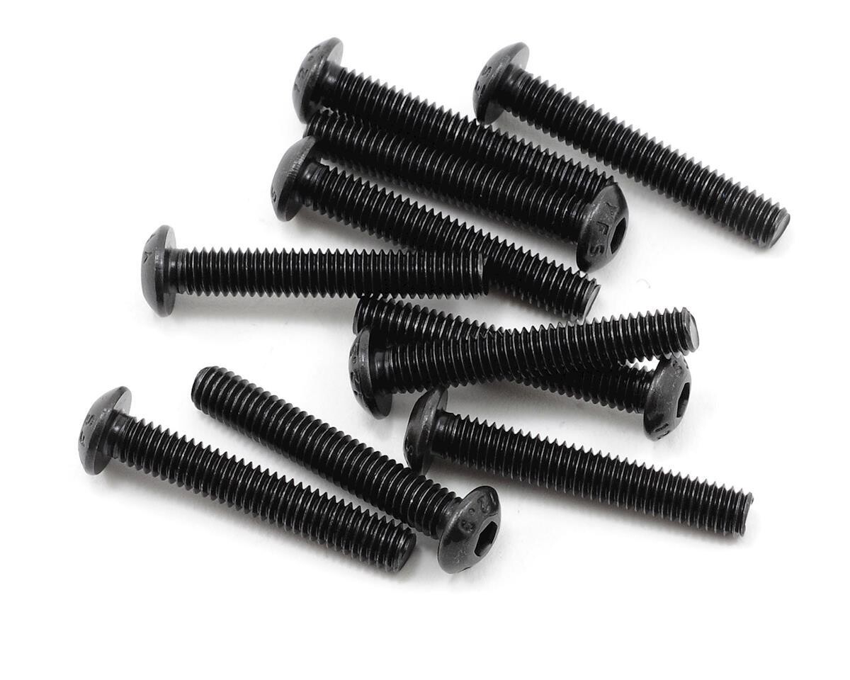 PTK-H-3307 ProTek RC 4x25mm &quot;High Strength&quot; Button Head Screws (10)