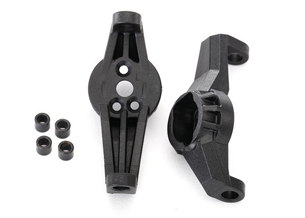 8232  Caster blocks (portal drive), left &amp; right/ kingpin bushings (4)