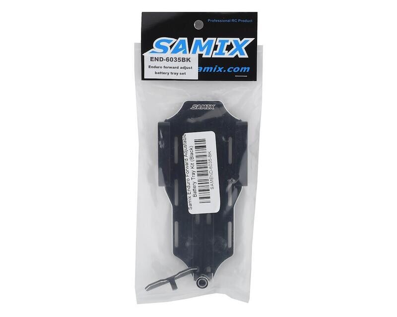 SAMEND-6035-BK Samix Enduro Forward Adjustable Battery Tray Kit (Black)