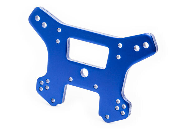 9539 - Shock tower, front, 6061-T6 aluminum (blue-anodized)