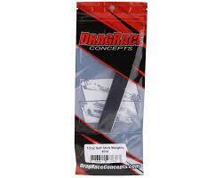 DRC-701 DragRace Concepts Self Stick Chassis Weights (Black) (4) (1/2oz)