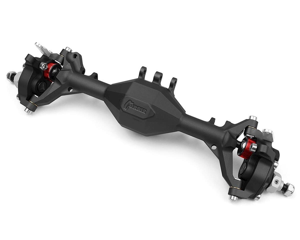 VPS08350 Vanquish Products Currie Portal F9 SCX10 II Front Axle Kit (Black)