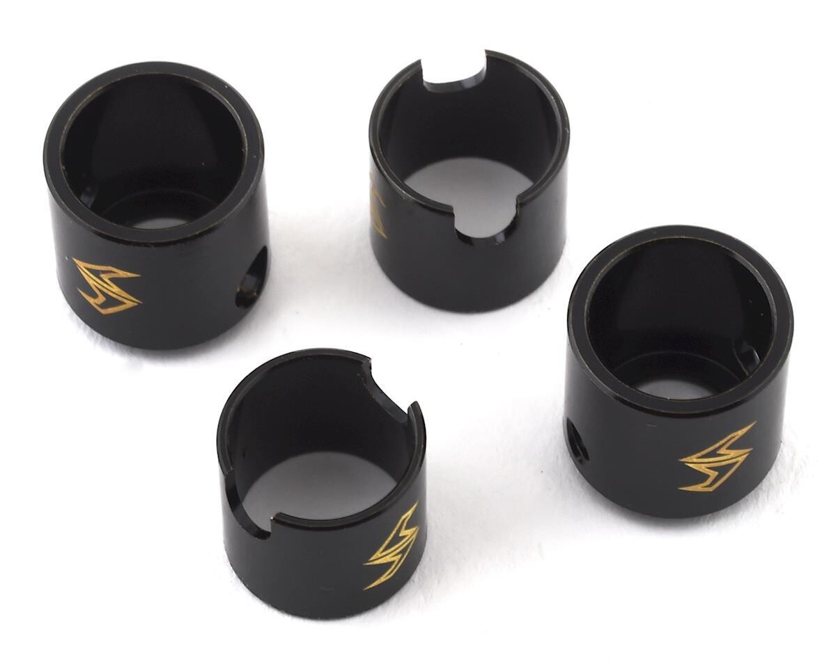 SAMEND-4043 Enduro Samix Element Brass Driveshaft Cups (Black) (4)