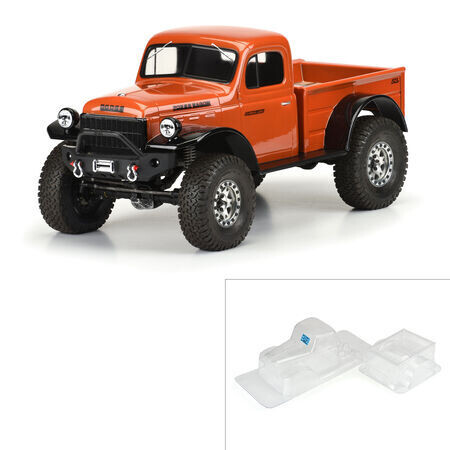 PRO349900 1946 Dodge Power Wagon Clear Body: 12.3 WB Crawler