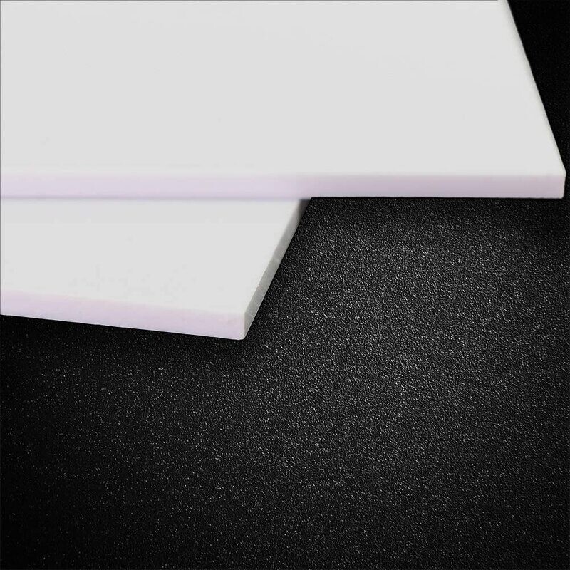 ABS0930 3mm Thickness 200mm x 250mm White ABS Sheets 9.84&#39;&#39; x 7.87&#39;&#39; x 0.12&#39;&#39; ABS Styrene Sheets for Model Train Layout (3mm)