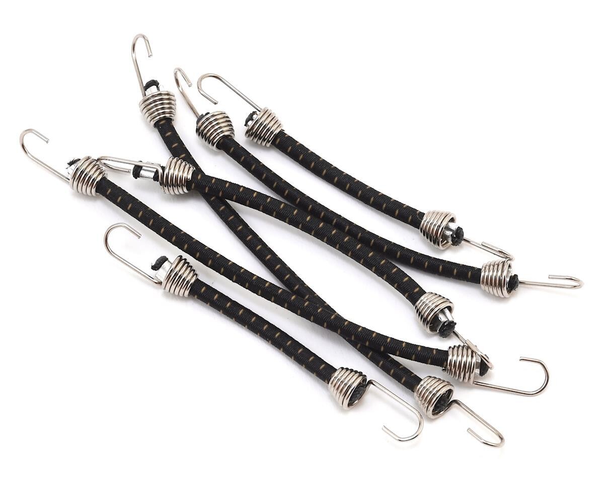 HRAACC468C41 Hot Racing 1/10 Scale Bungee Cord Set (Black/Tan)