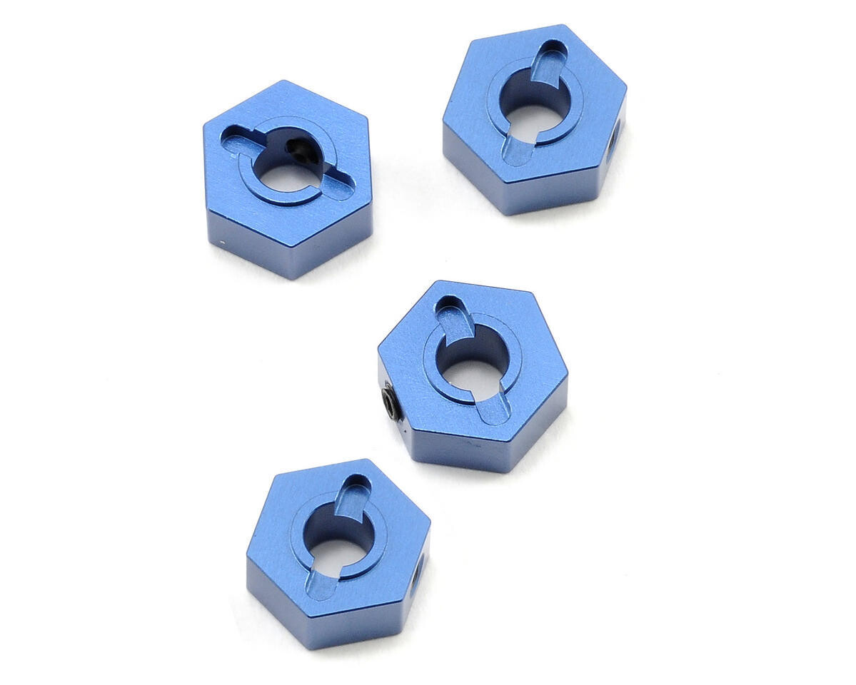 SPTST1654B   Slash 4x4 / Hoss / Drag Slash  12mm Aluminum Hex Adapters (Blue) (4)
