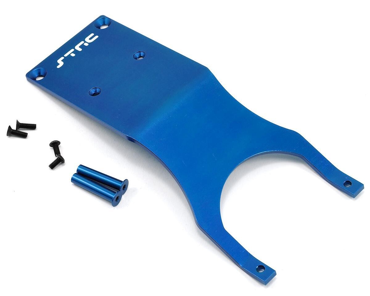 SPTST5837B Slash 2WD  Aluminum Front Skid Plate Set (w/steering posts) (Blue)