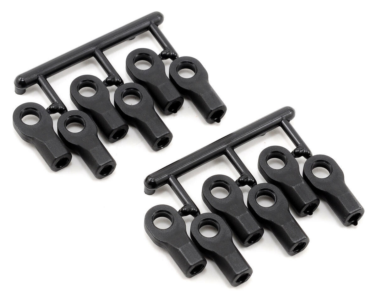 RPM80472 RPM Short Traxxas Turnbuckle Rod End Set (Black) (12)