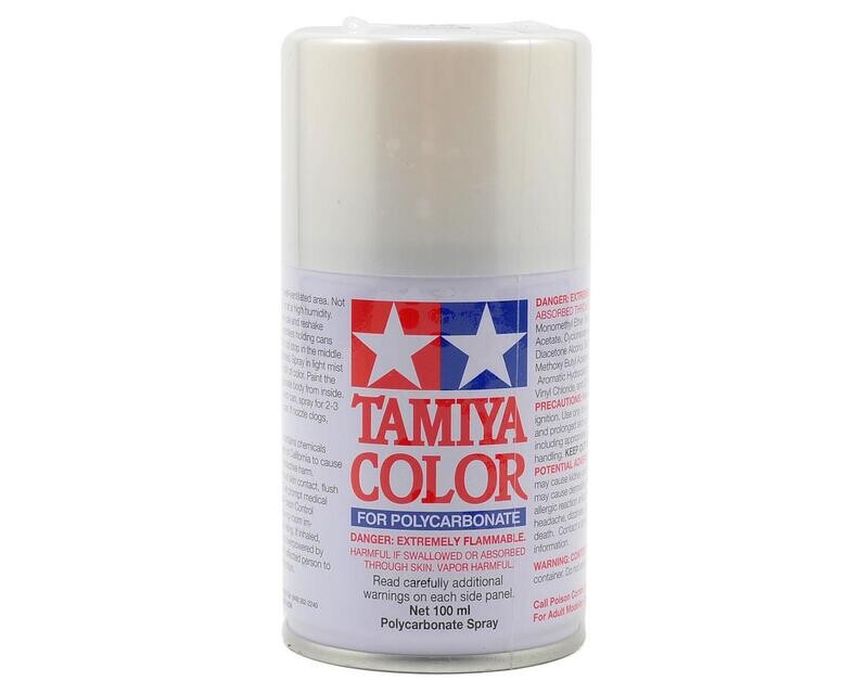 TAM86057 Tamiya PS-57 Pearl White Lexan Spray Paint (100ml)
