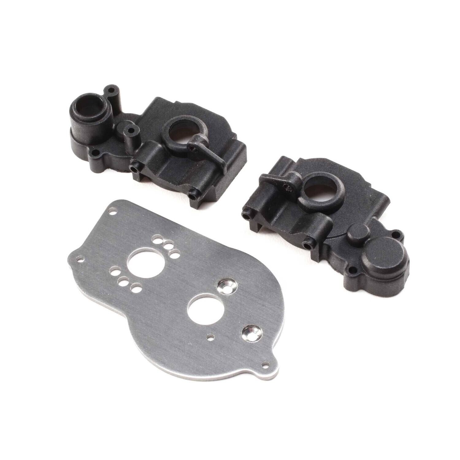 LOS212017 Transmission Case &amp; Motor Plate: Mini-T 2.0