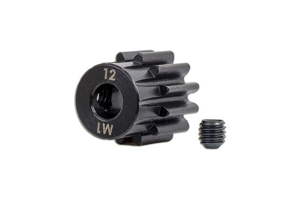 6482X - Gear, 12-T pinion (1.0 metric pitch) (fits 5mm shaft)/ set screw