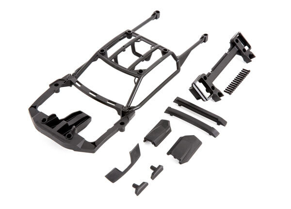 9513X - Body support (assembled with front mount &amp; rear latch)/ skid pads (roof) (left &amp; right)