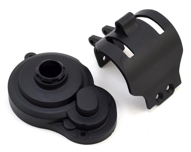 ASC91431 Team Associated Gear Cover &amp; Motor Guard (Black)