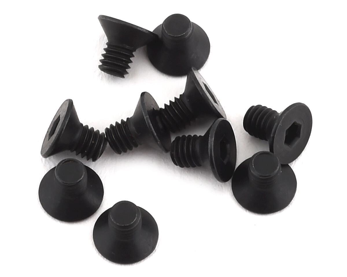 ASC31518 Team Associated 2.5x4mm Flat Head Hex Screws (10)