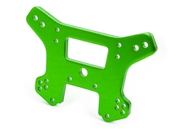 9539G - Shock tower, front, 6061-T6 aluminum (green-anodized)