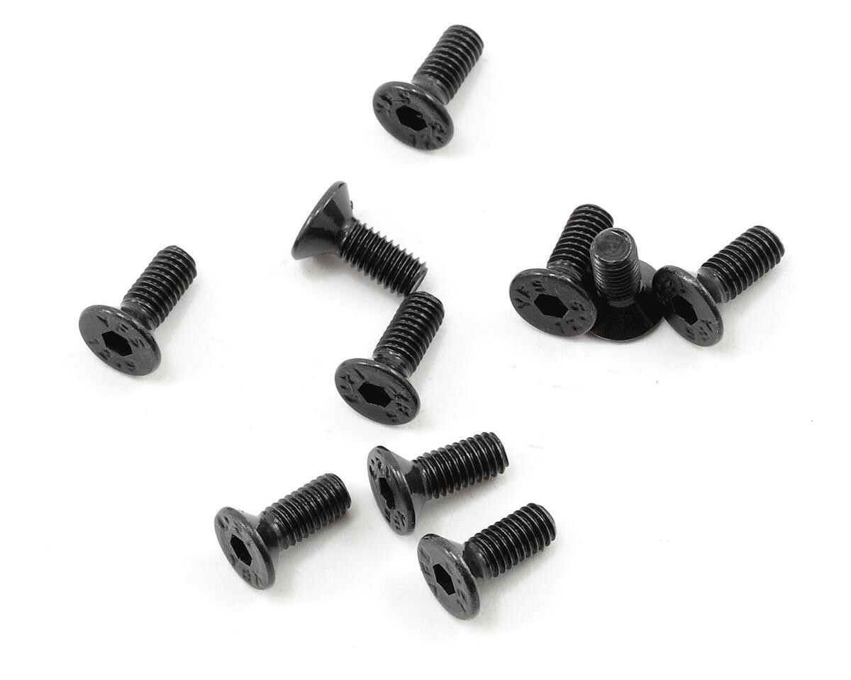 PTK-H-2202 ProTek RC 3x8mm &quot;High Strength&quot; Flat Head Screws (10)