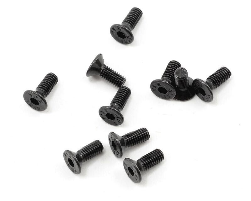 PTK-H-2202 ProTek RC 3x8mm &quot;High Strength&quot; Flat Head Screws (10)