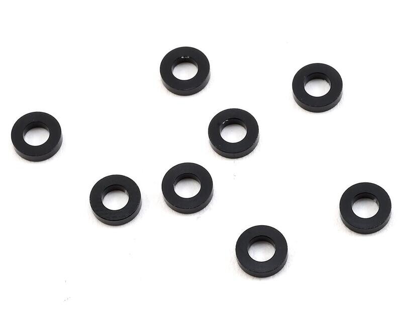 YOKZC-A3615BA Yokomo 3x6x1.5mm Aluminum Shim (Black)