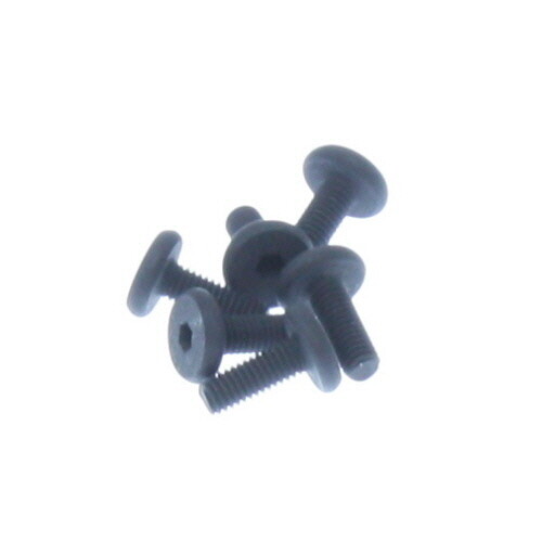 126308SE 3x8mm Steel Flat Round Servo Mount Screw (6)