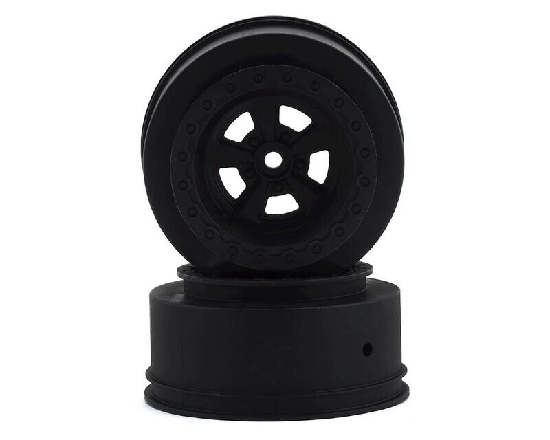 ASC71078 Team Associated DR10 Drag Racing Rear Wheels (Black) (2)