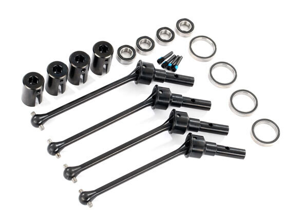 8950X Driveshafts, steel constant-velocity, assembled, front or rear (4)