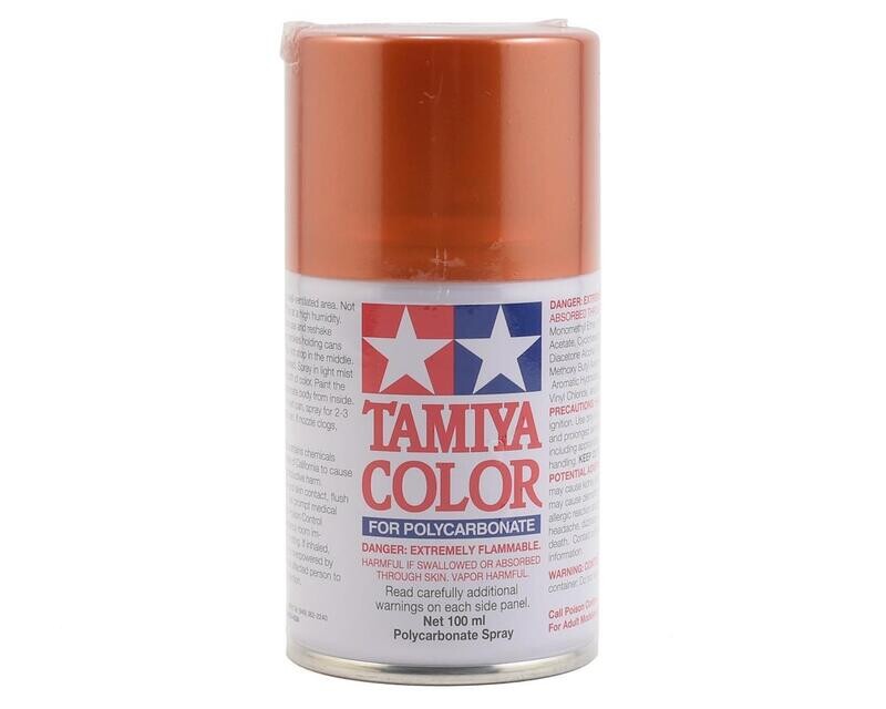 TAM86061 Tamiya PS-61 Metallic Orange Lexan Spray Paint (100ml)