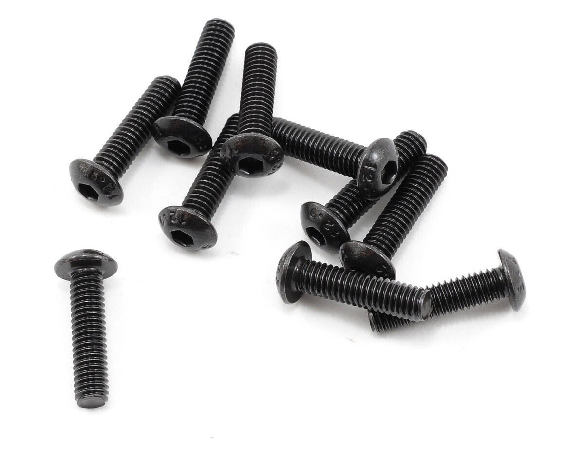 PTK-H-3305 ProTek RC 4x16mm &quot;High Strength&quot; Button Head Screws (10)