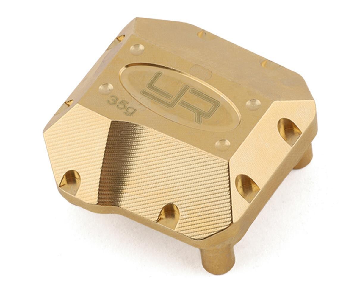 YEA-AXSC-006  Yeah Racing Axial SCX10 II Brass Differential Cover (35g)