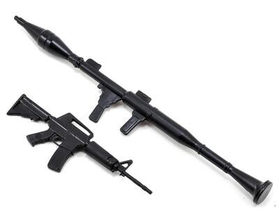 YEA-YA-0362 Yeah Racing 1/10 Crawler Scale Accessory Set (Rifle &amp; RPG)