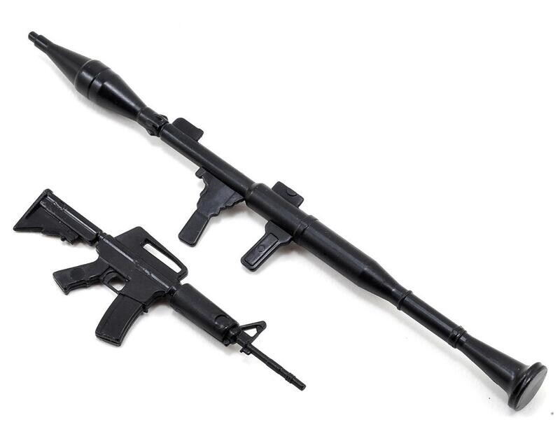 YEA-YA-0362 Yeah Racing 1/10 Crawler Scale Accessory Set (Rifle &amp; RPG)