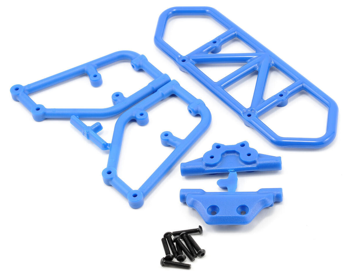 RPM80125 RPM Rear Bumper (Blue) (Slash 4x4)