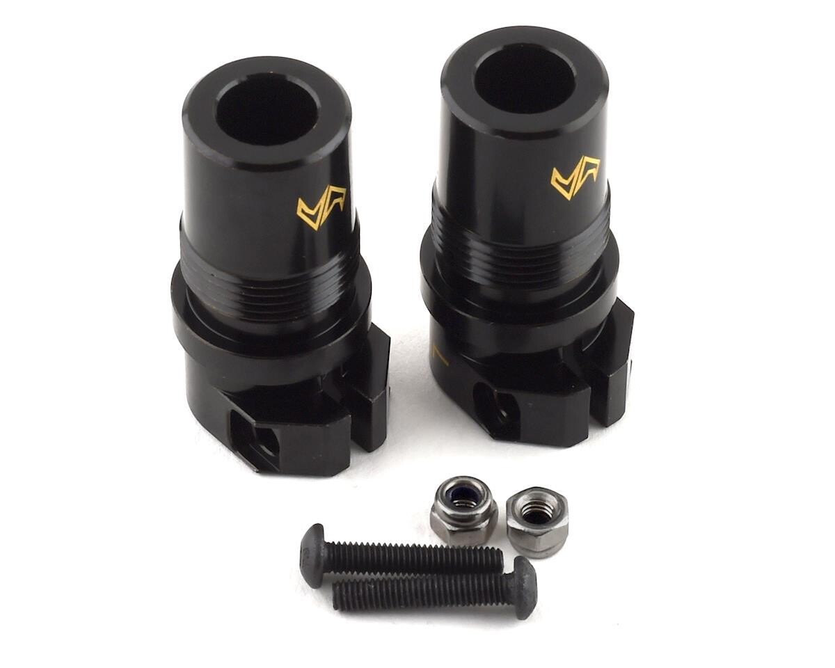 SAMSCX2-4065 SCX10 II Samix Brass Rear Lockout (Black) (2)