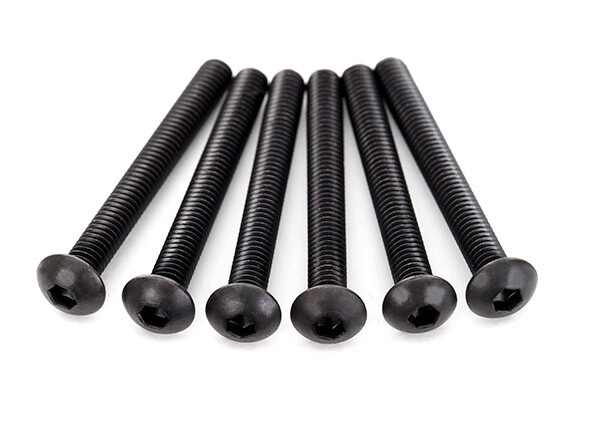 2595 - Screws, 4x35mm button-head machine (hex drive) (6)