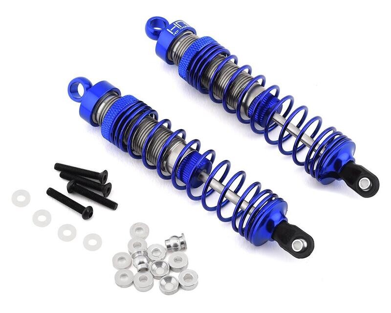 HRATD105X06 Hot Racing 105mm Aluminum Heavy Duty Big Bore Shocks (2)