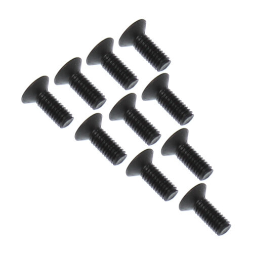 RER11383 M3x8mm Flat Head Machine Thread Screw (10pcs)