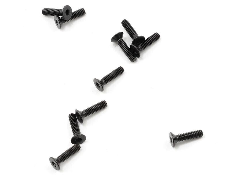PTK-H-2002 ProTek RC 2x8mm &quot;High Strength&quot; Flat Head Screws (10)