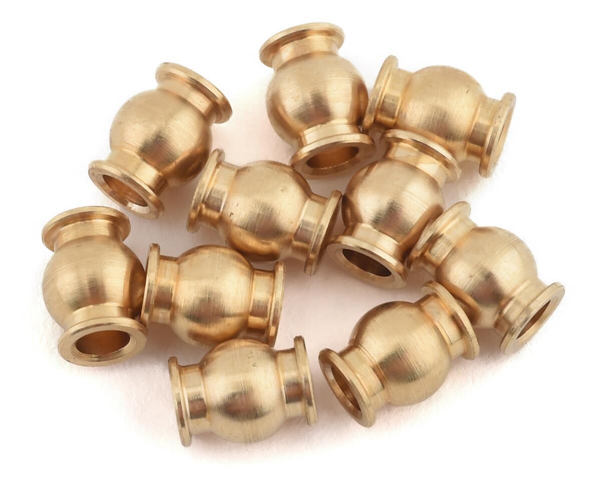 SAMSCX3-B58 SCX10 III Samix Brass 5.8mm Flanged Ball (10)