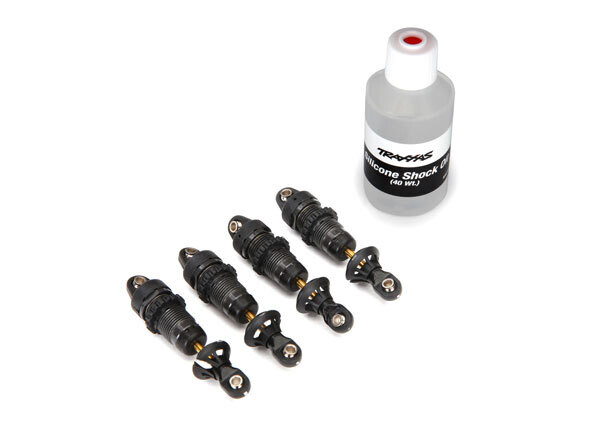 7061X  Shocks, GTR hard anodized, PTFE-coated bodies with TiN shafts (fully assembled, without springs) (4)