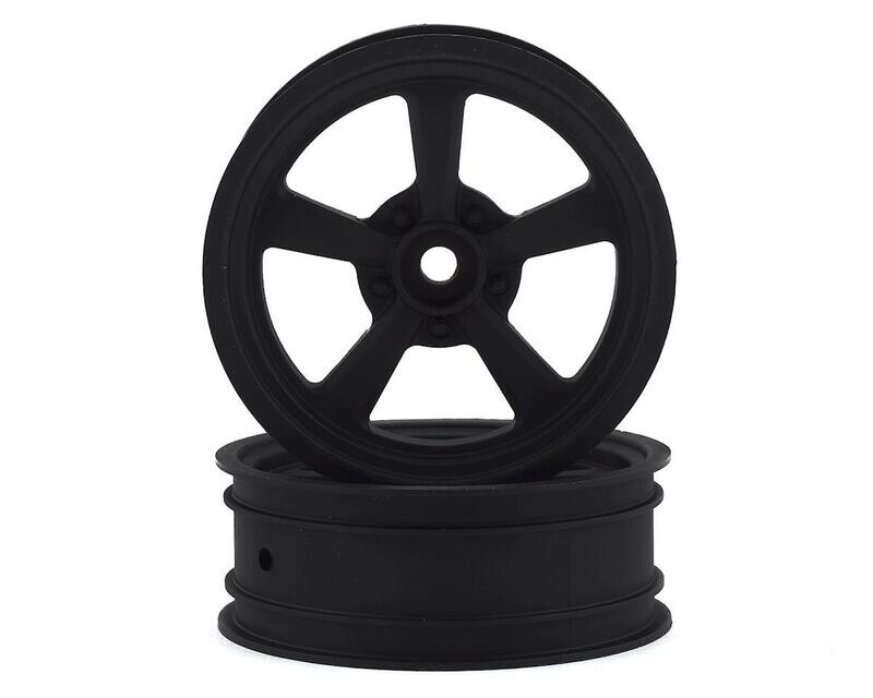 ASC71079 Team Associated DR10 2.2 Drag Racing Front Wheels (Black) (2)